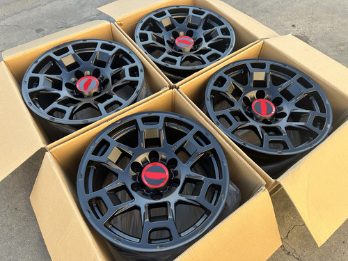 Matte black trd pro wheels - matte,